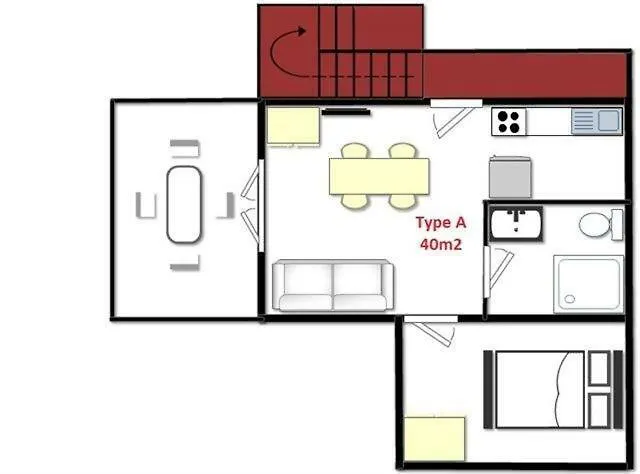 Apartment F-1 Klimno Croatia